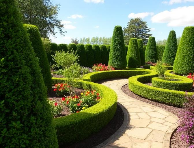 Landscaped garden